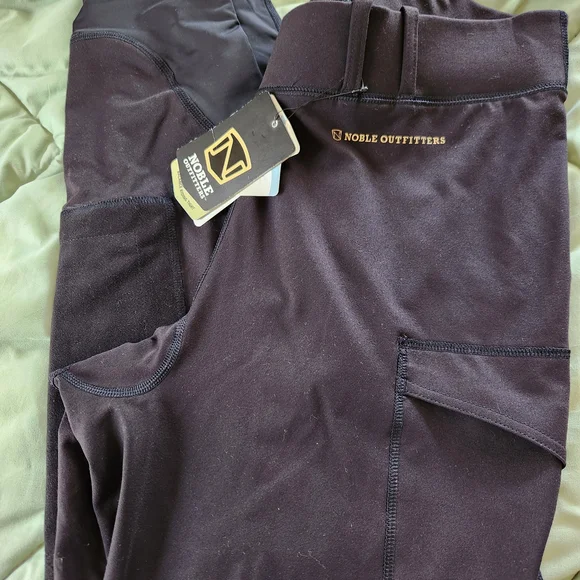 Black Riding Pants with Logo - Picture 2 of 5